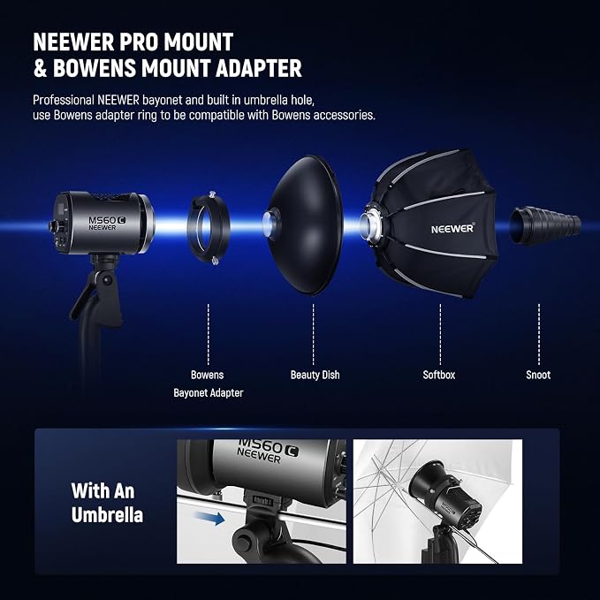 NEEWER MS60C RGBWW LED Video Light - Image 8