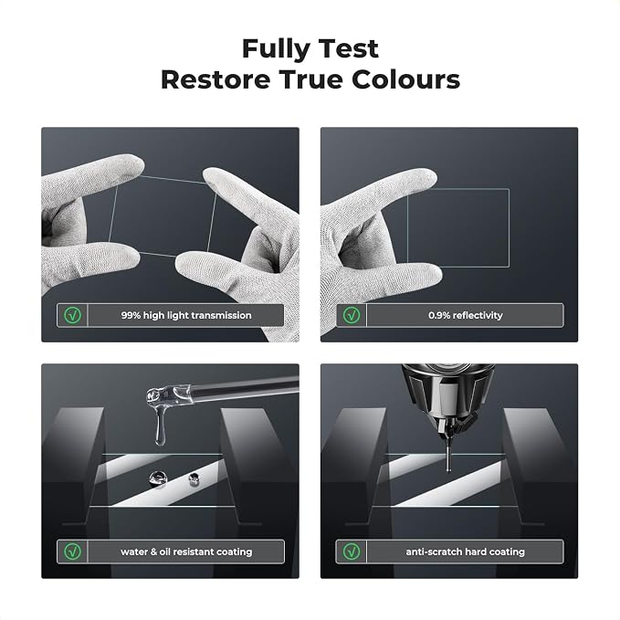 K&F CONCEPT 3 Pack Camera Screen Protector Compatible - Image 2