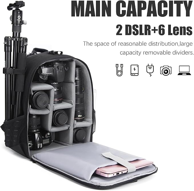 CADeN Camera Backpack Bag Professional - Image 2
