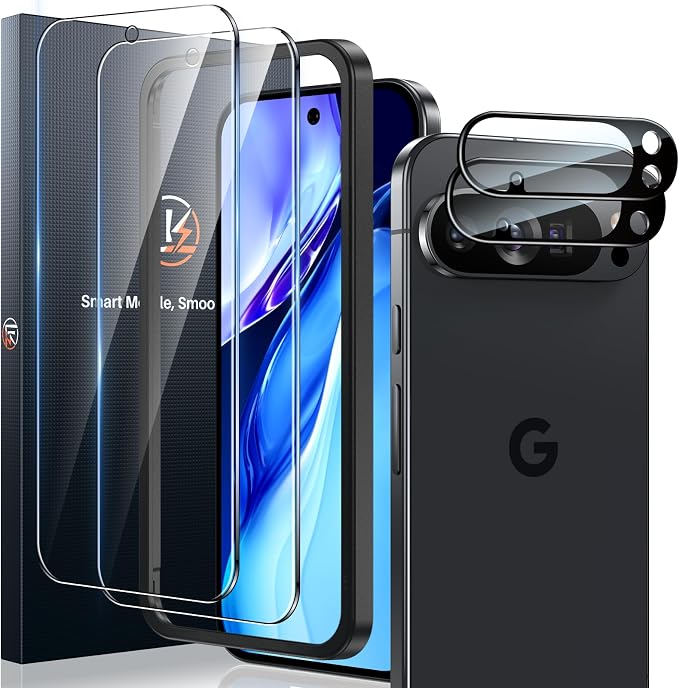 LK 2 Pack for Google Pixel 10 Pro Screen Protector, 2 Pack Camera Lens Protector by LK