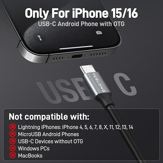 Teslong 50FT USB-C Borescope Inspection Camera - Image 3
