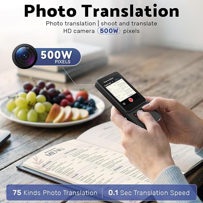 Language Translator Device, Voice Ai Translator Device T21 Wi-Fi Available - Image 5