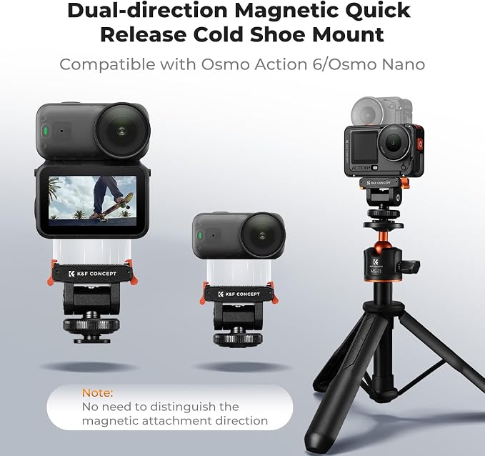 K&F CONCEPT Cold Shoe Mount Compatible - Image 2