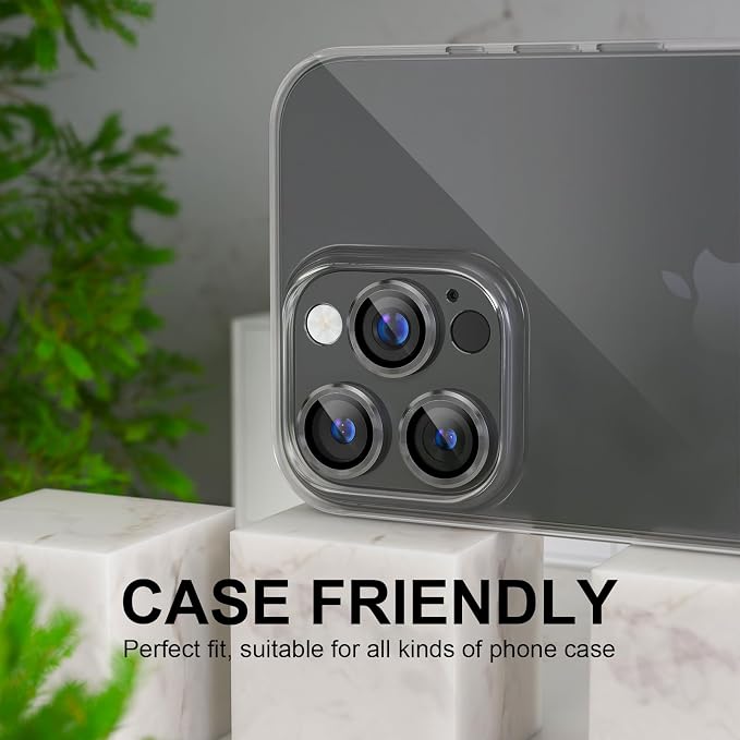 Choiche Compatible for iPhone 16 Pro/iPhone 16 Pro Max Camera Lens Protector - Image 4