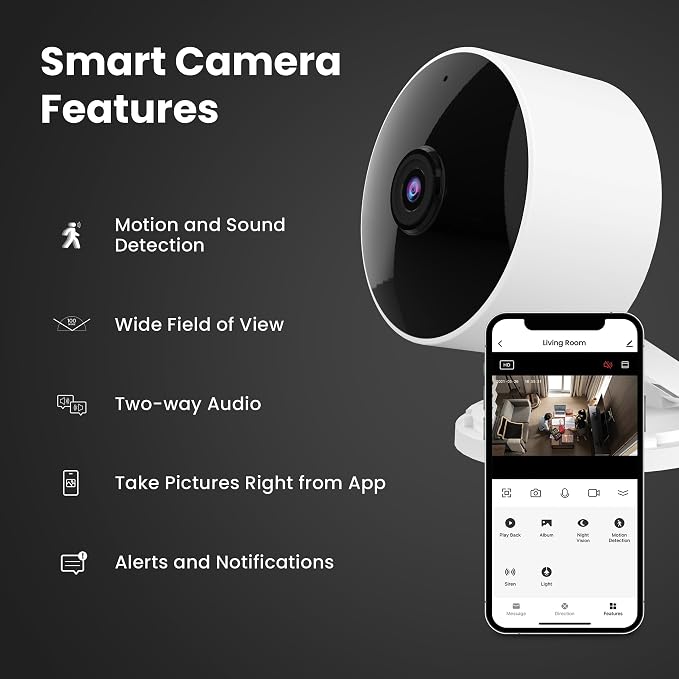 Feit Electric Indoor Security Camera - Image 3