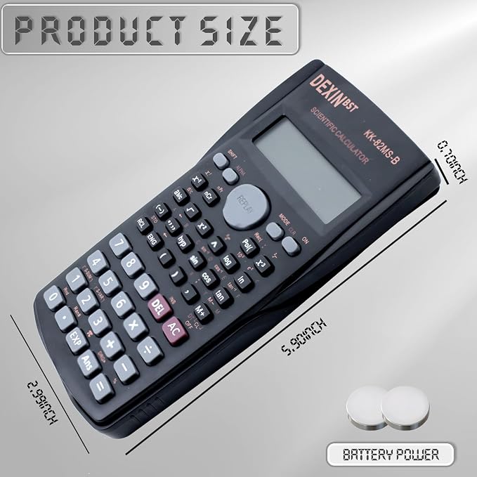 12 Packs Scientific Calculator Bulk, 2-Line Engineering Scientific Calculators - Image 2