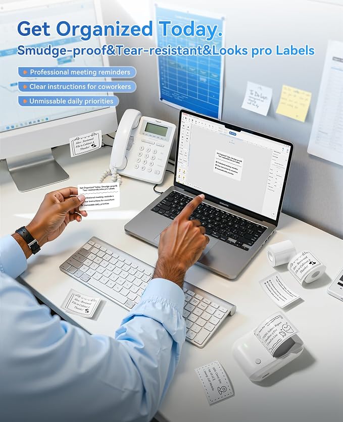 NIIMBOT B1 Label Maker Machine, Thermal Label Printer Easy to Use - Image 3