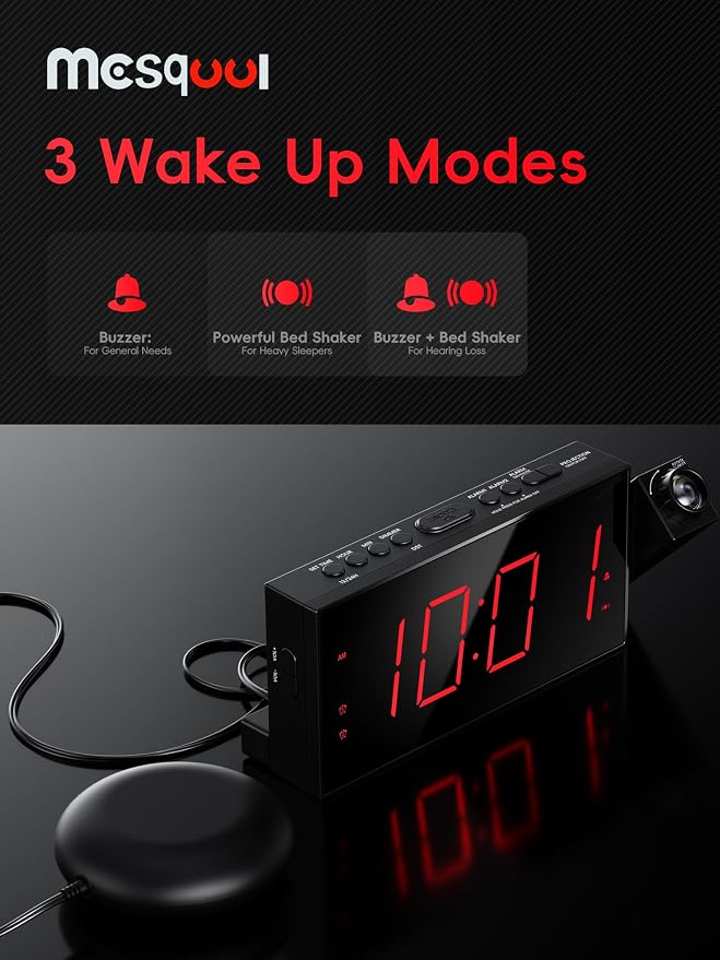 Mesqool Projection Alarm Clock - Image 5