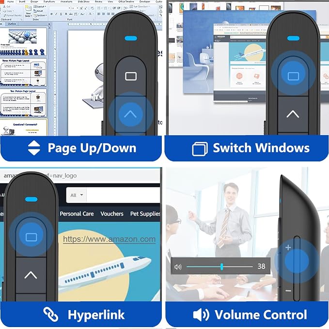 VOVIGGOL USB/Type-C 2 in 1 Presentation Clicker - Image 6