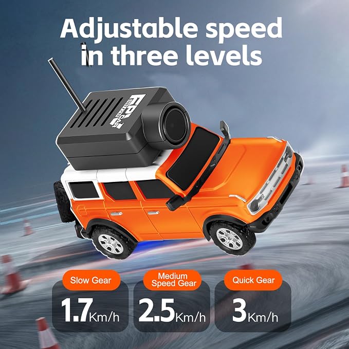 WLtoys 1:64 Mini RC Cars, 2.4G FPV Remote Control Toy Car - Image 4