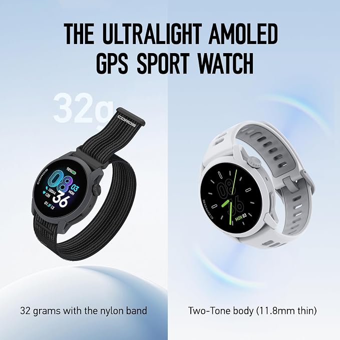 COROS PACE 4 Ultralight Sport GPS Watch, 1.2" AMOLED Touchscreen, 19 Days of - Image 2