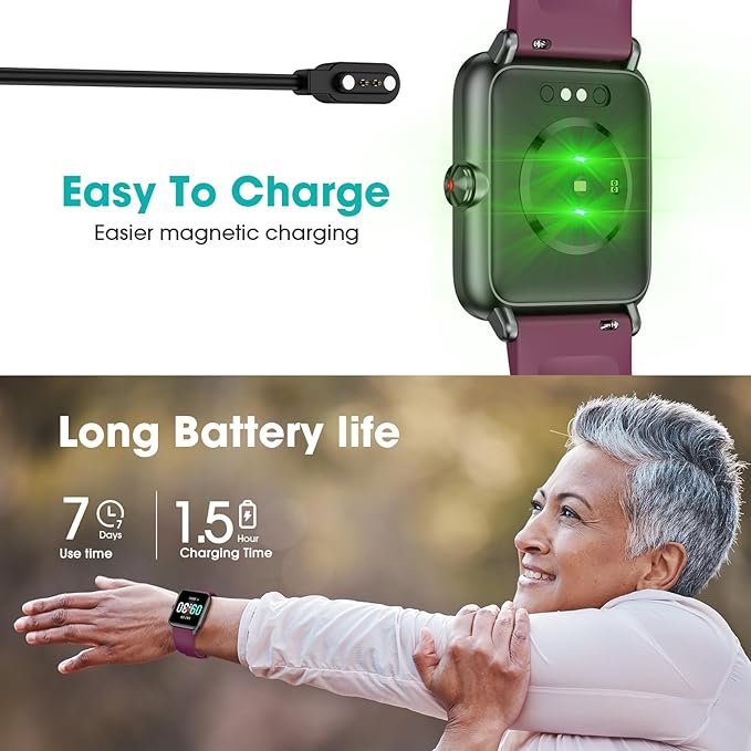 Pedometer Watch Senior Friendly No App/Phone Required, Waterproof Fitness - Image 6