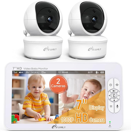 iFamily 7" Large Split Baby Monitor by ISEEYOU