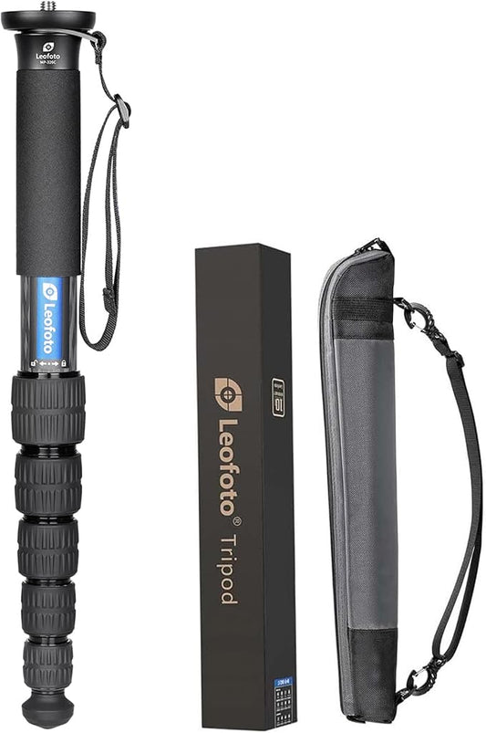 Leofoto MP-326C 61" 6-Section Carbon Fiber Portable Monopod, Lightweight by TAKINGITFURTHER-LEOFOTO