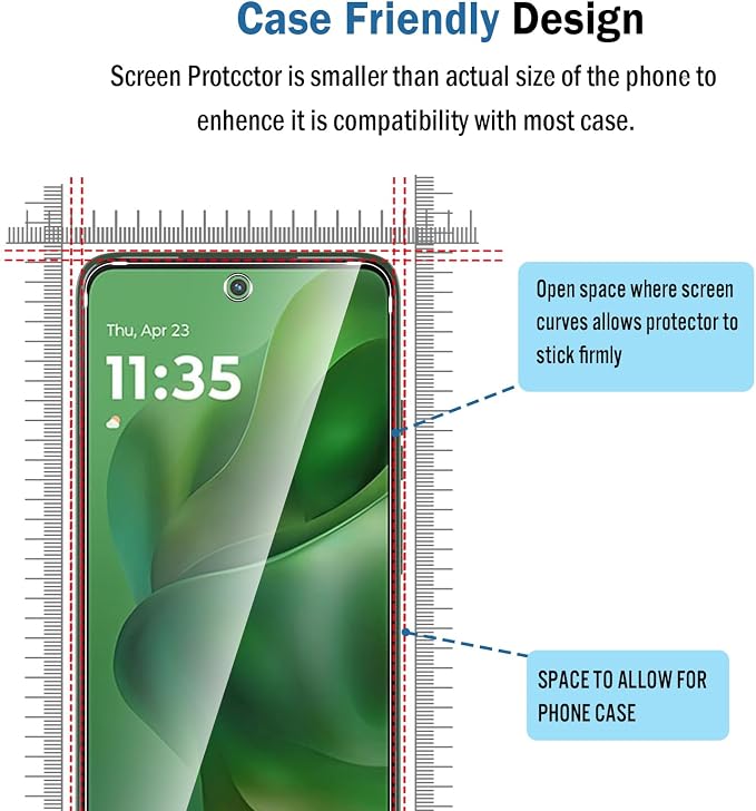 2 Pack Compatible with Moto G Power 2025 / Moto G Power 2026 Screen Protector - Image 5