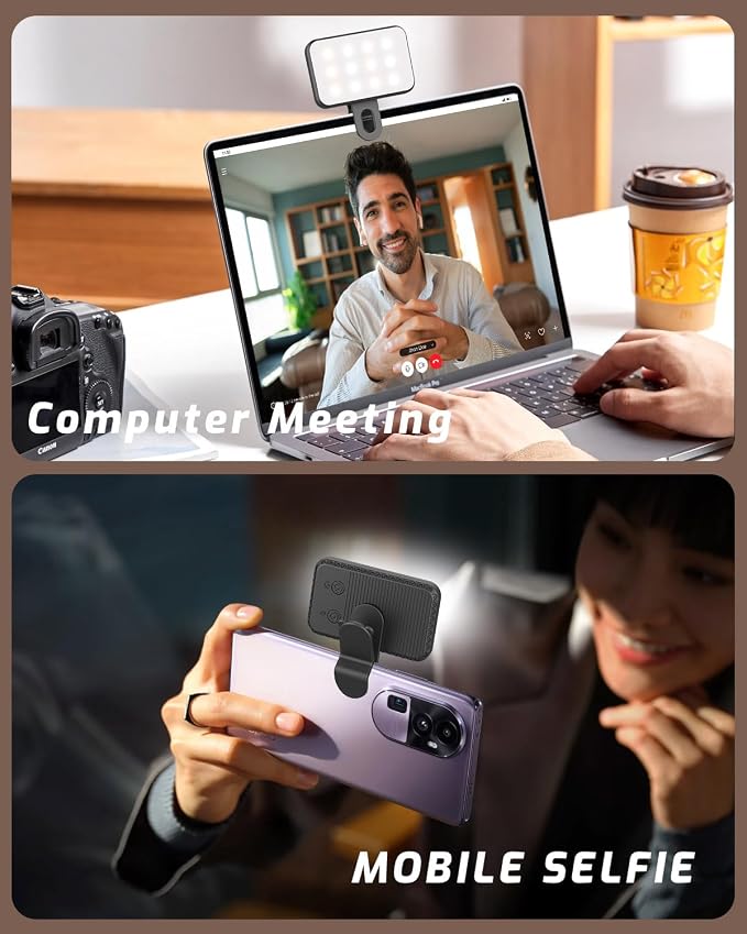 Portable Selfie Light for iPhone: Rechargeable Phone Fill Lights, Ring Light - Image 6