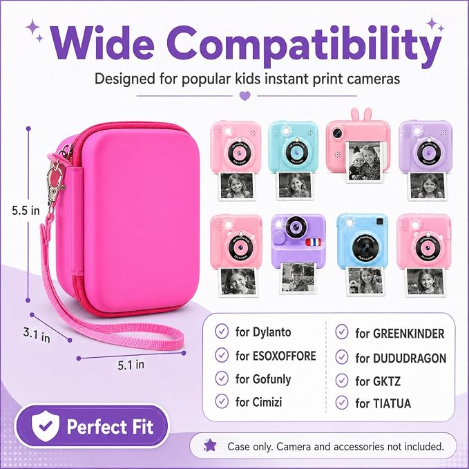 PAIYULE Kids Instant Print Camera Case Compatible - Image 2
