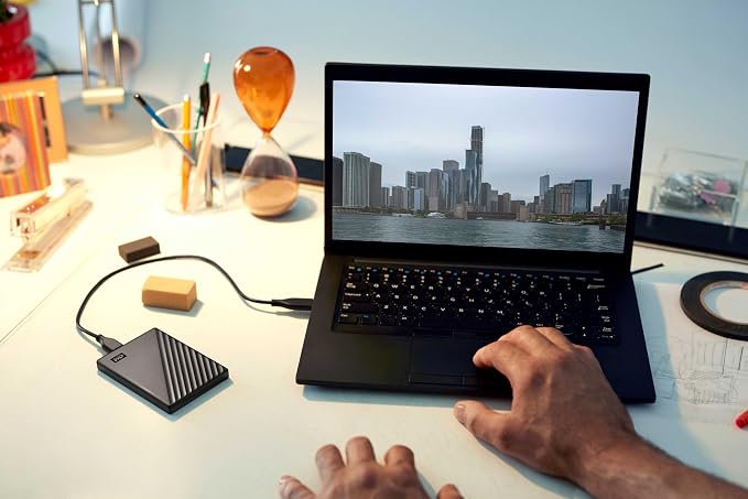 WD 6TB My Passport, Portable External Hard Drive, Backup Software - Image 2