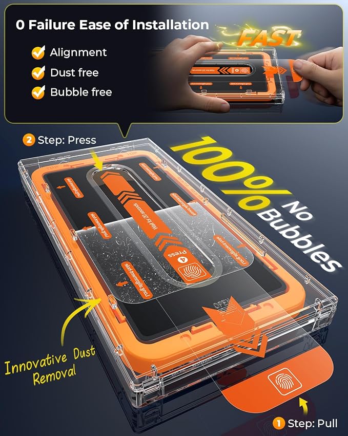 MRGLAS 2+2 Packs for Samsung Galaxy S26 Ultra Privacy Screen Protector 6.9'' - Image 2