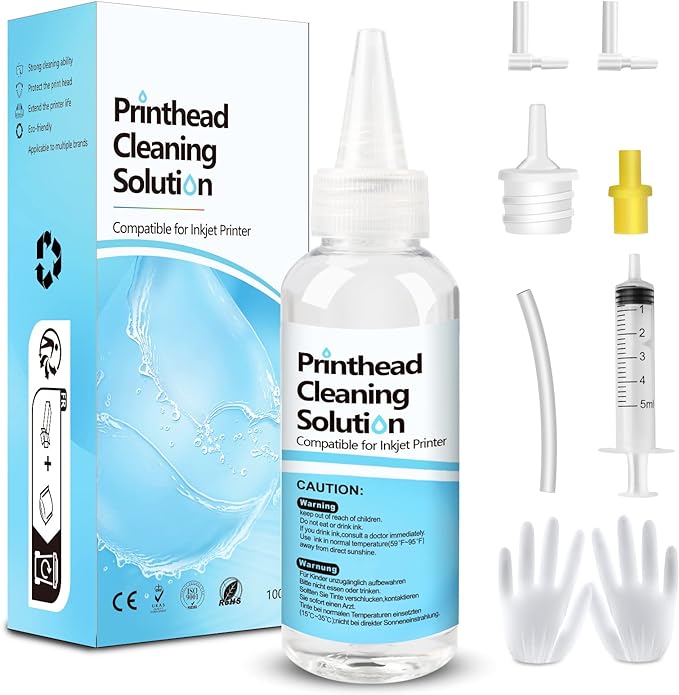 Printhead Cleaning Kits Inkjet Printers, Printer Cleaning Kit by Fosgoit