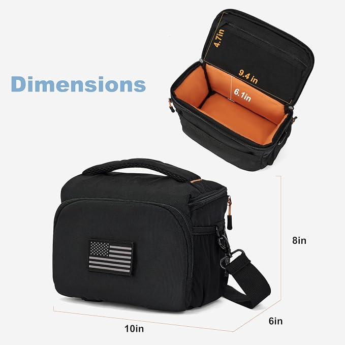 Vogano Camera Bag Protective Covers Photography Shoulder Bag Compatible - Image 4