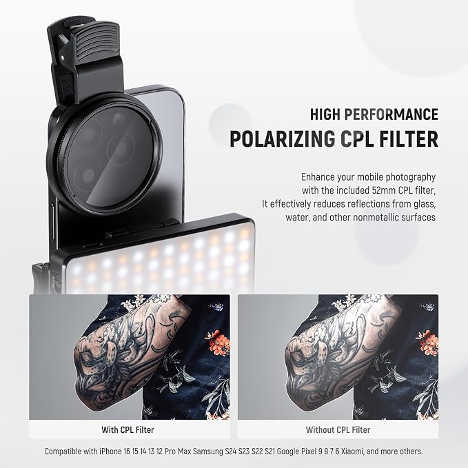 NEEWER Basics LED Selfie & Tattoo Light Compatible - Image 6