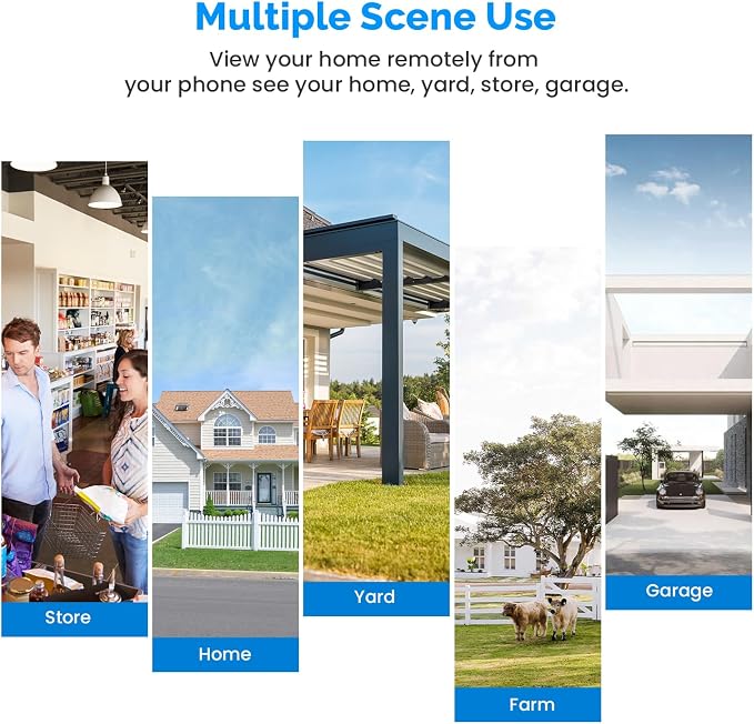 1080P Wireless Security Camera Outdoor, Battery Powered, AI Human Detection - Image 6