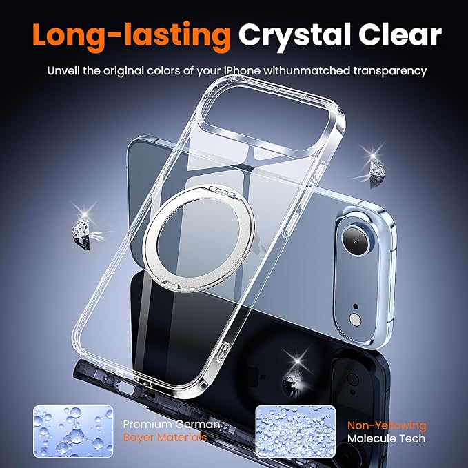 toushion 3 in 1 for iPhone Case Clear, Shockproof for iPhone Air - Image 3