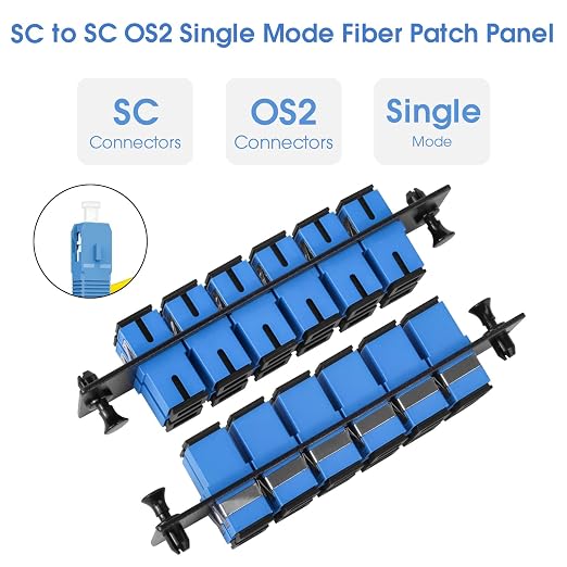 12 Simplex SC/UPC Fiber Patch Panel - Image 4