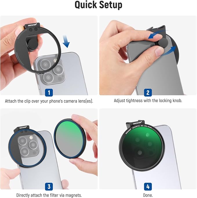 NEEWER 67mm Magnetic CPL Filter, Circular Polarizing Filter - Image 8
