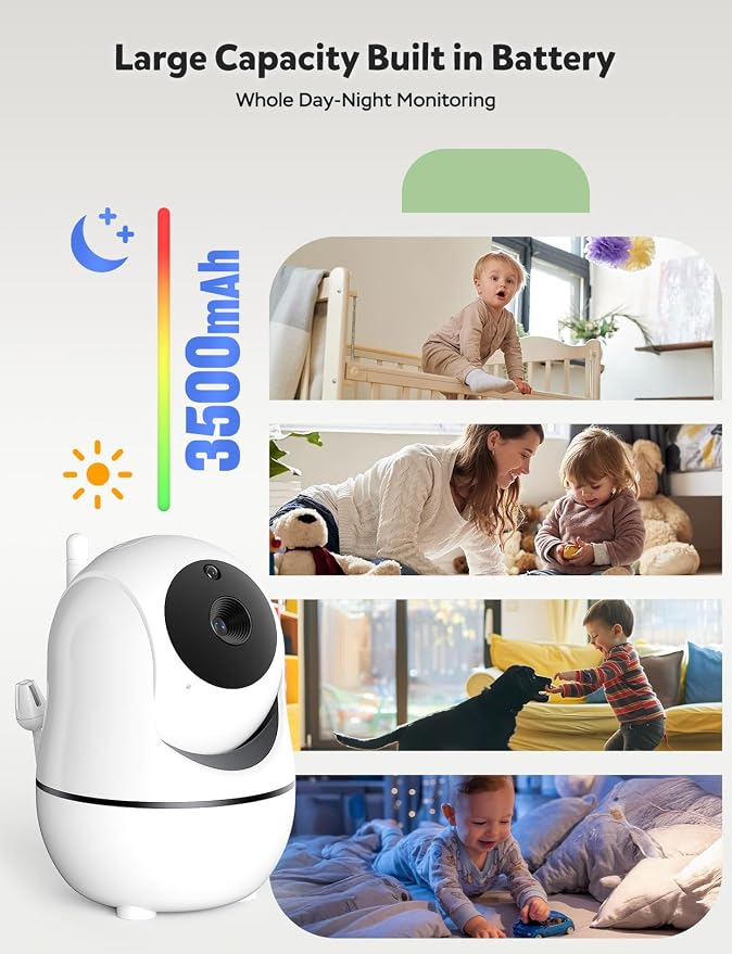 GoodBaby 5" Split Screen Baby Monitor - Image 7