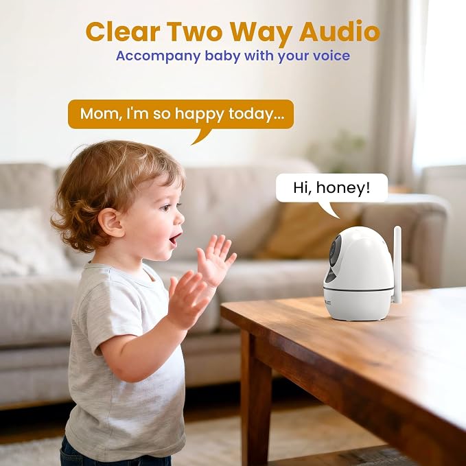 ANMEATE 5" HD Video Baby Monitor - Image 5