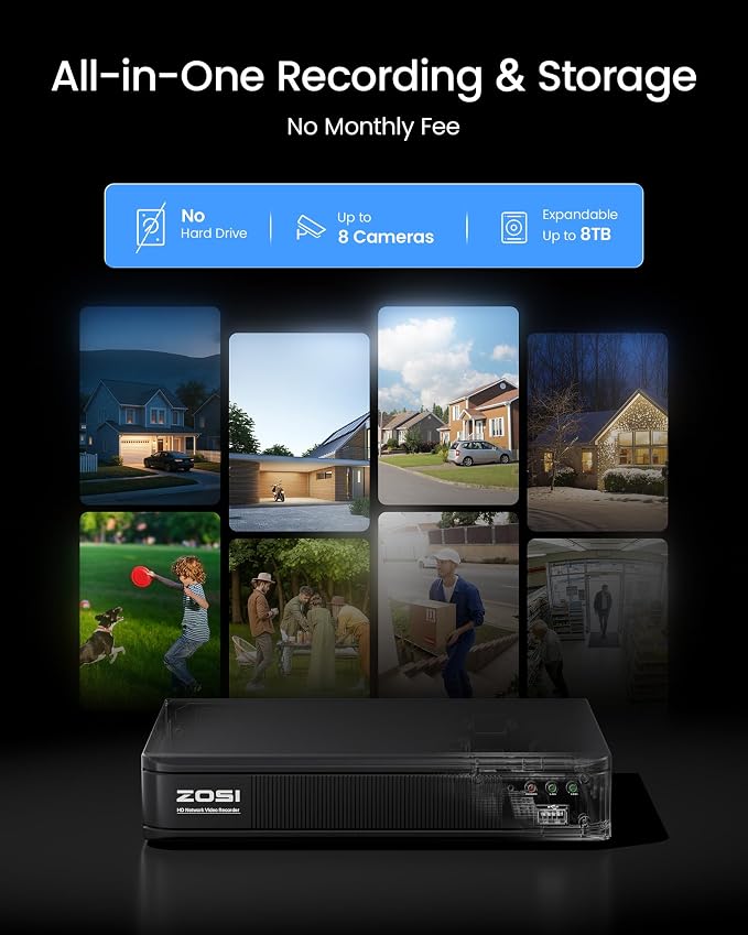 ZOSI 1080P HD Home Surveillance Camera System - Image 6