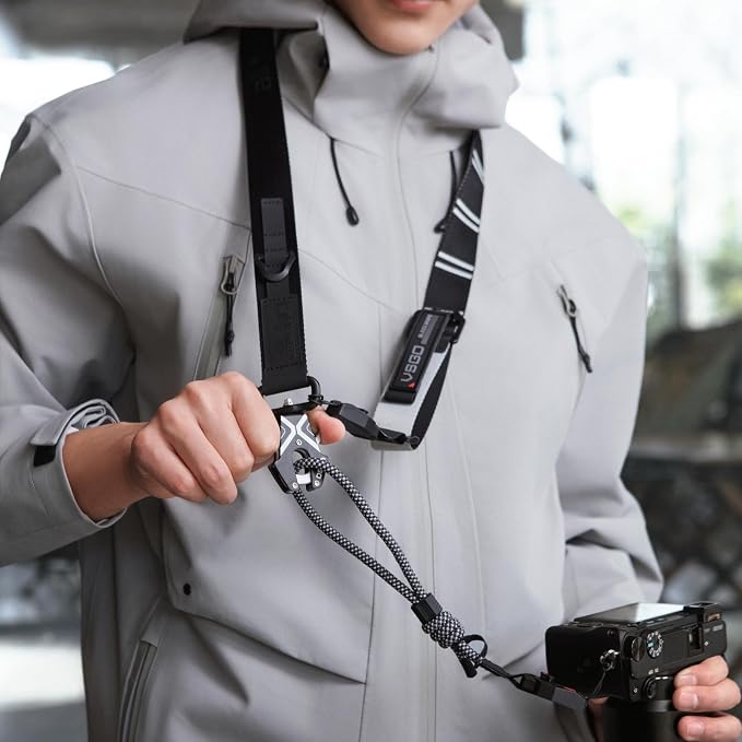 VSGO Urban Camera Strap – Quick Release, Anti-Twist, Comfortable Nylon Sling - Image 4