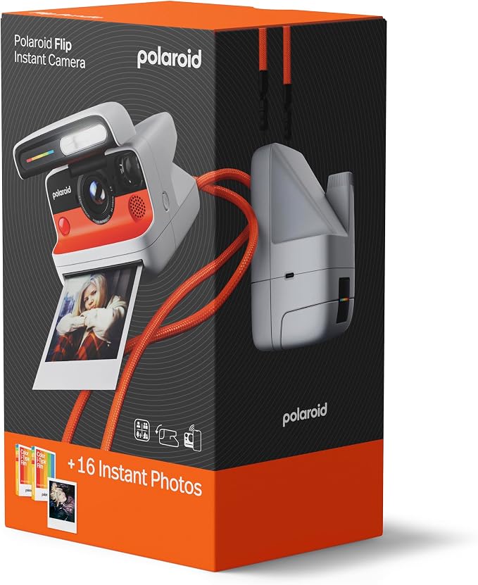 Polaroid Flip Instant Camera + Color Film Bundle - Image 11