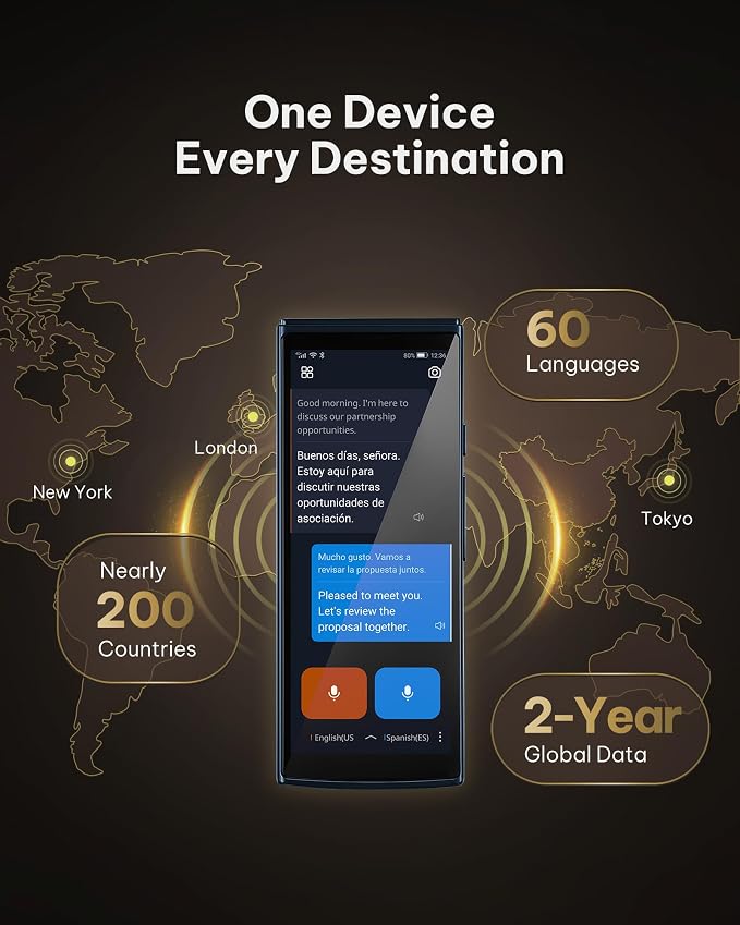 iFLYTEK AI Language Translator Device — 2-Year Free Global Data & Real-Time - Image 6