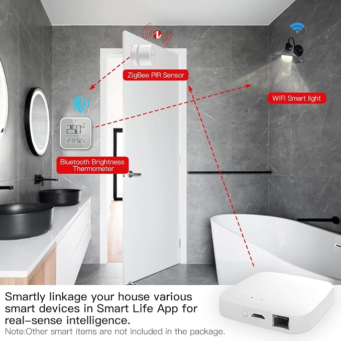 MOES ZigBee 3.0 & Bluetooth & Mesh Hub Only Support Tuya Device Work - Image 6