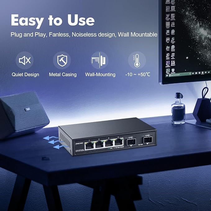 4 Port 2.5G Network Switch - Image 4