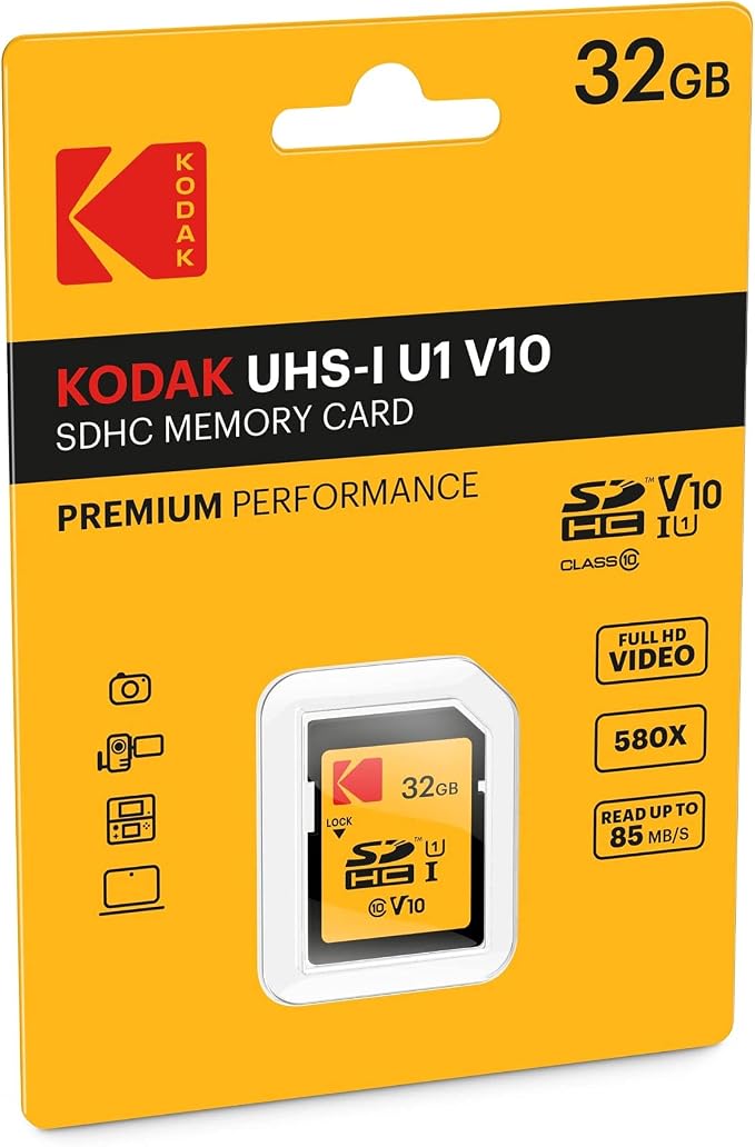 Kodak 32GB Class 10 UHS-I SDHC Memory Card Bundle - Image 4