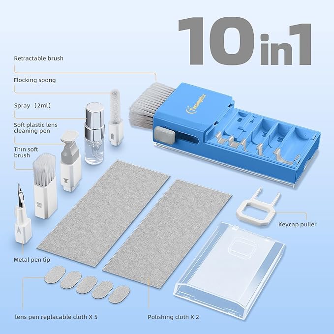 Tassmpitor Laptop Cleaning Kit, All in 1 Keyboard Cleaning kit - Image 7