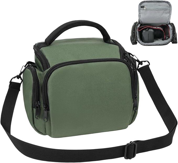 Ainiv DSLR Camera Bag, Waterproof Anti-Shock SLR Camera Case, Large Adjustable by Ainiv