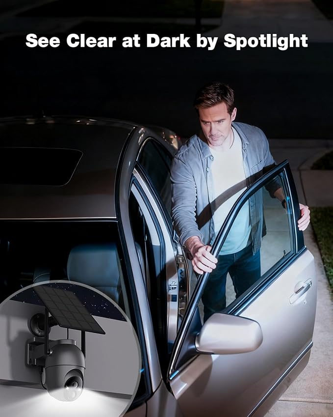 SEHMUA Security Cameras Wireless Outdoor, No Subscription Required, Color Night - Image 8