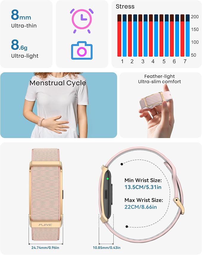 Smart Bracelet, Health Fitness & Activity Tracker - Image 7