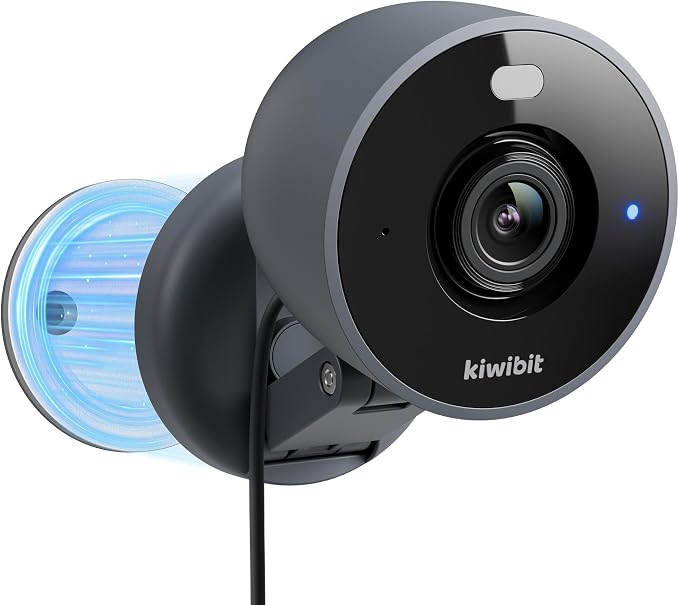 Kiwibit 2K Security Camera Indoor/Outdoor, Pet Camera, Baby Monitor, Magnetic by Kiwibit