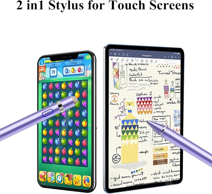 CMARS Active Stylus Pen for Touchscreen, Rechargeable Universal Pencil for iPad - Image 6