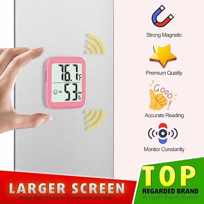 Antonki 2 Pack Room Thermometer - Image 3