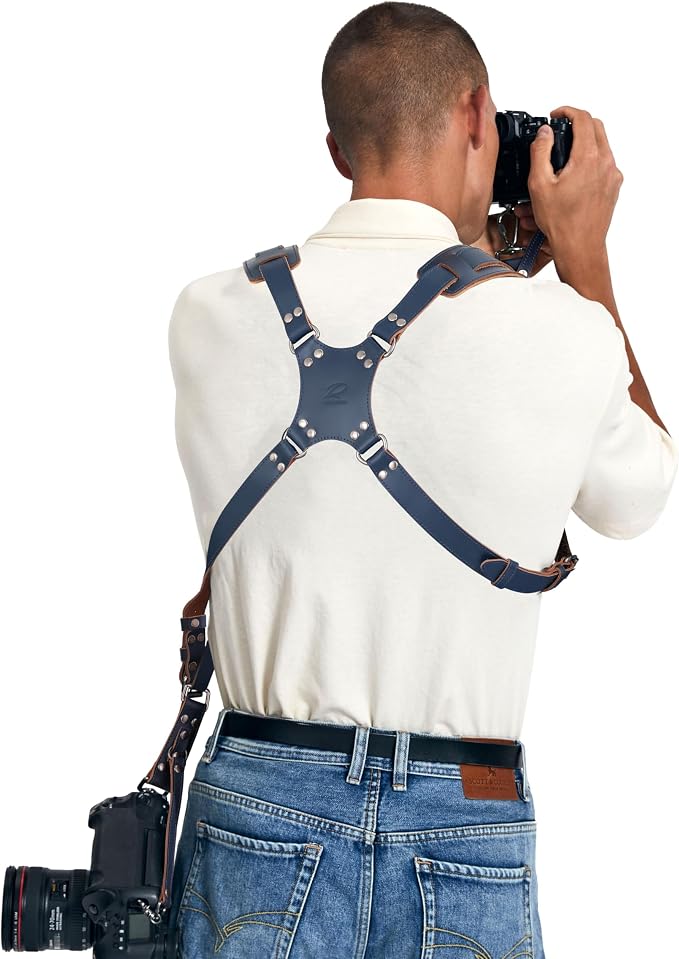 Padwa Lifestyle Blue Dual Camera Harness Strap - Image 4