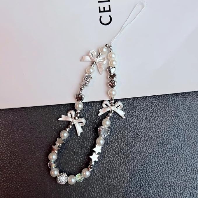 Beaded Camera Wrist Strap Cute Digital Camera Charm Lanyard, Phone Wristlet - Image 5