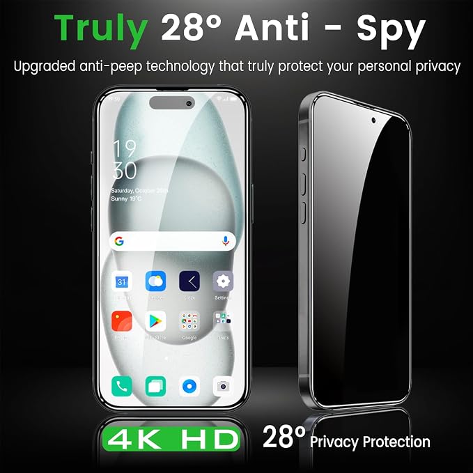 Romkasi 4 Pack Privacy Screen Protector - Image 3