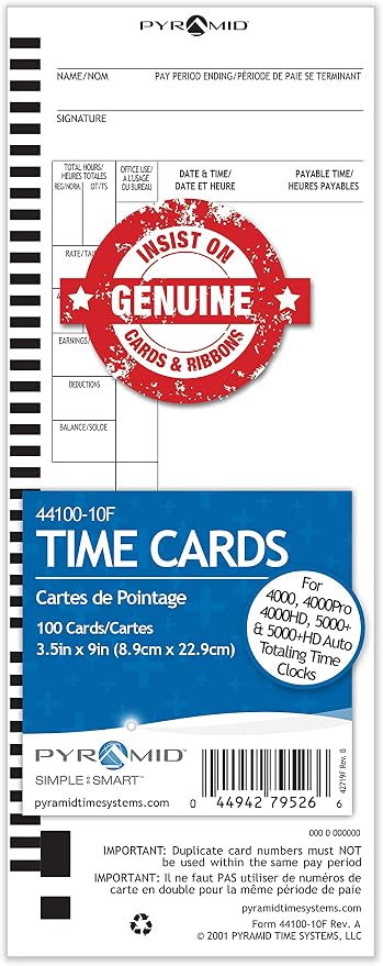 Pyramid Time Systems, 44100-10FMB, 4000PROK and 5000 Series Time Clocks from - Image 2